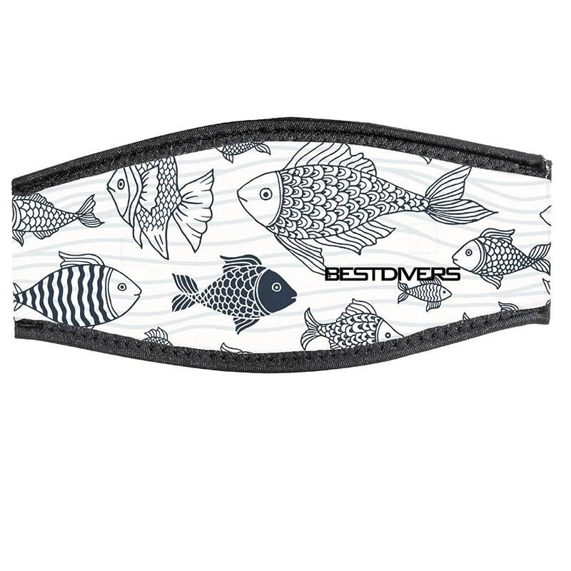 BESTDIVERS Maske Arkalığı HERD FISH Neopren, Velkrolu