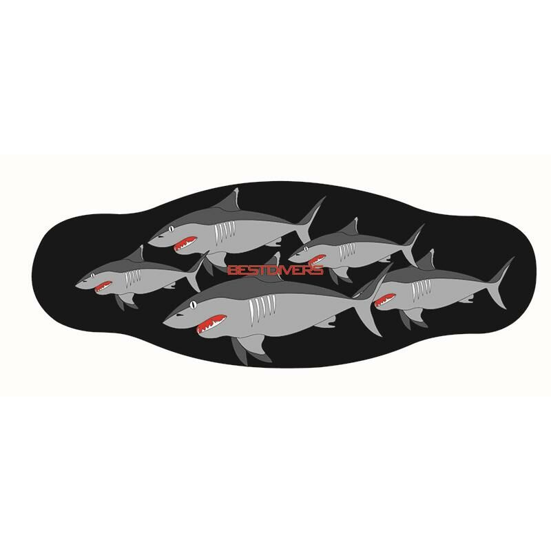 BESTDIVERS Maske Arkalığı SHARK Neopren