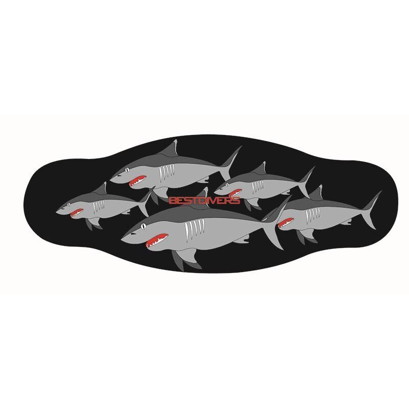 BESTDIVERS Maske Arkalığı SHARK Neopren