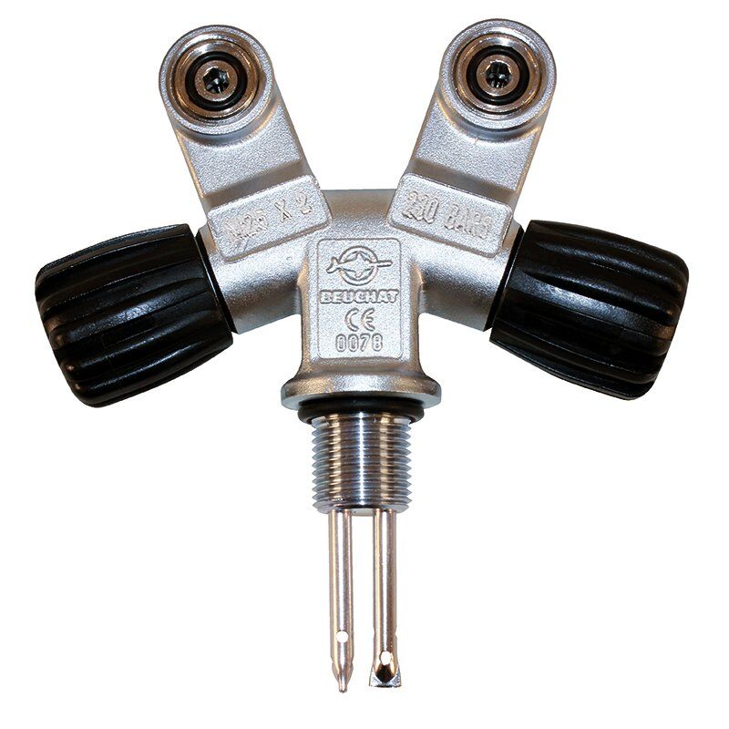 BEUCHAT Tüp Vanası ''SAS'' İki Çıkış 25x2