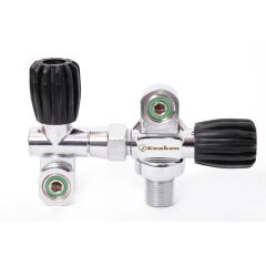 KRAKEN Tüp Vanası İki Çıkış Sağ 25x2 M26 232bar