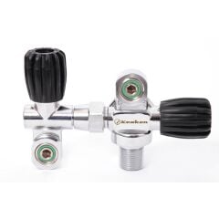 KRAKEN Tüp Vanası İki Çıkış Sağ 25x2 M26 232bar