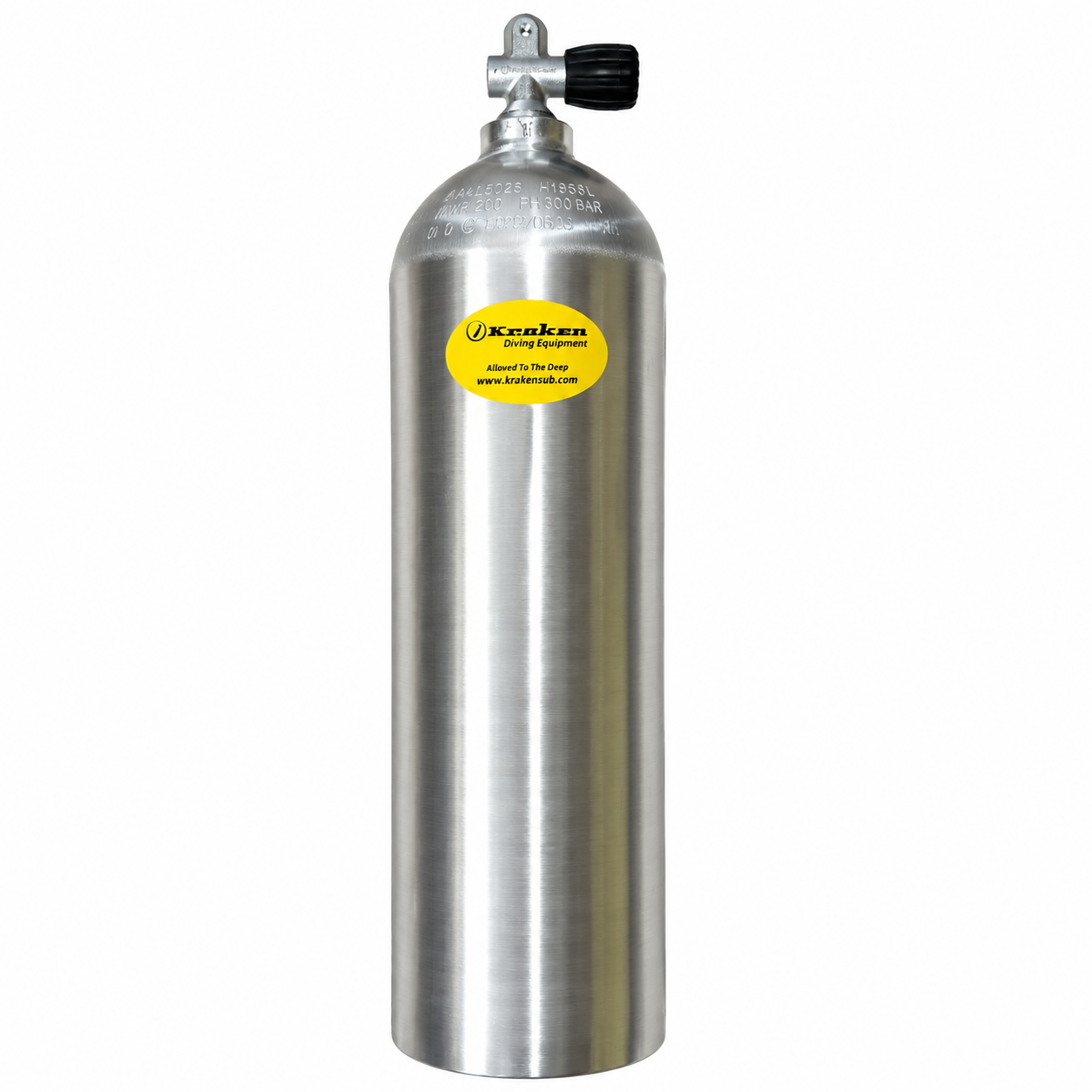 KRAKEN Tüp Alüminyum 5 L Vana dahil Dalış Tüpü