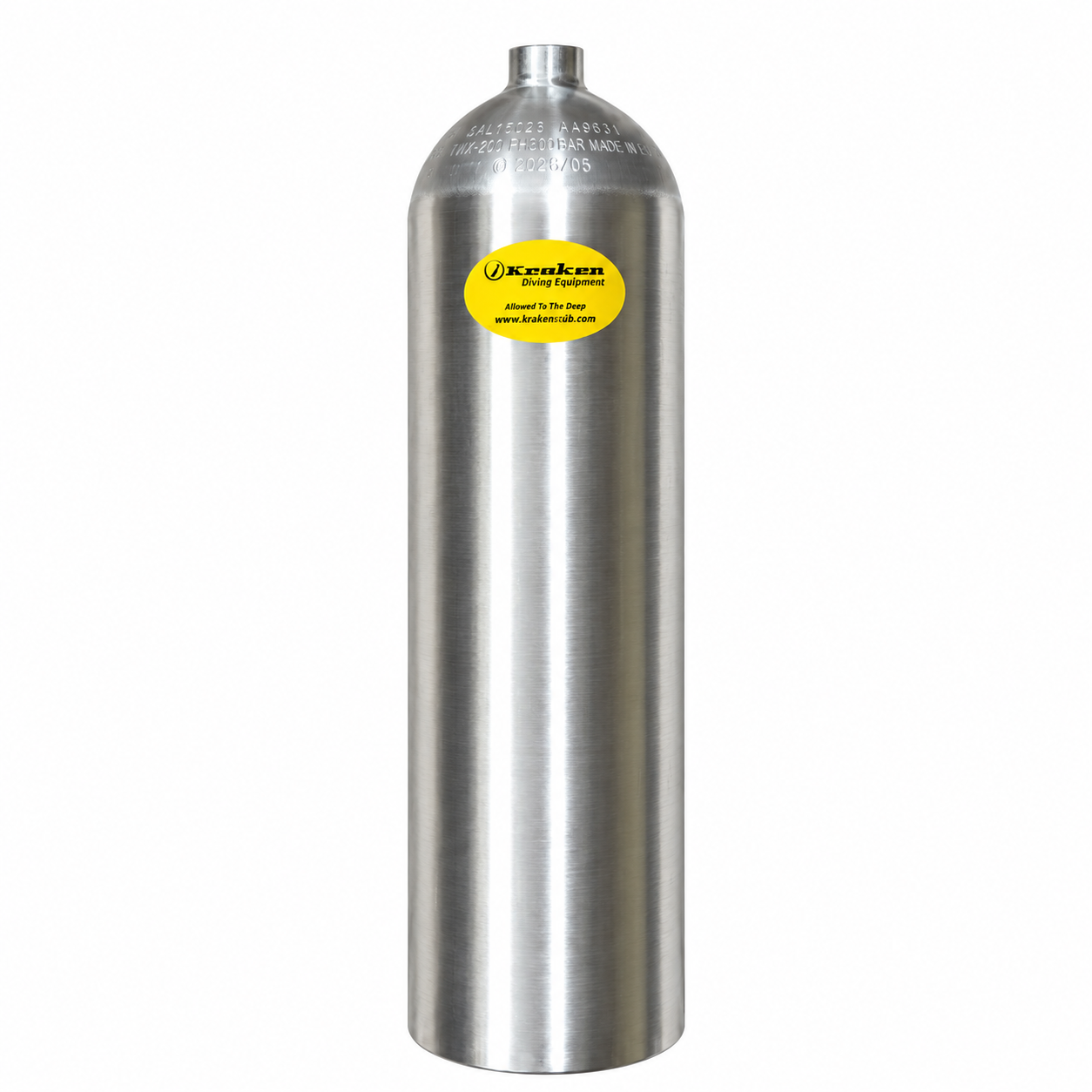 KRAKEN Tüp Alüminyum 5 L Şişe, 200 bar