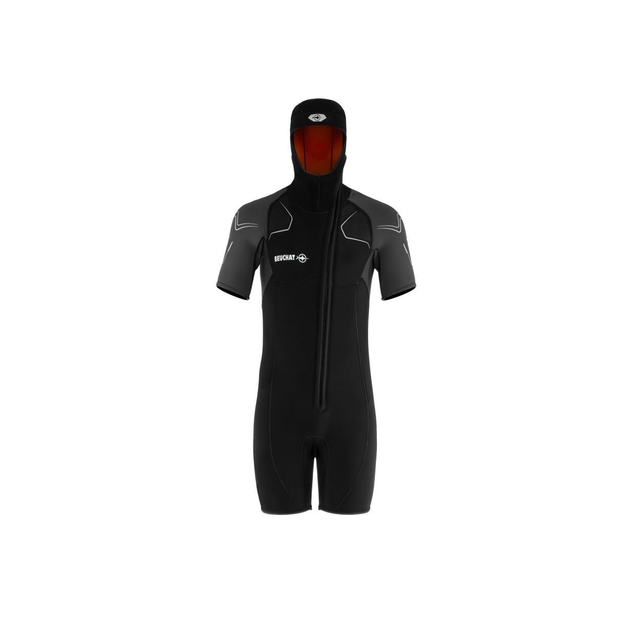 BEUCHAT Shorty FOCEA COMFORT7, Erkek, Başlıklı, 5mm