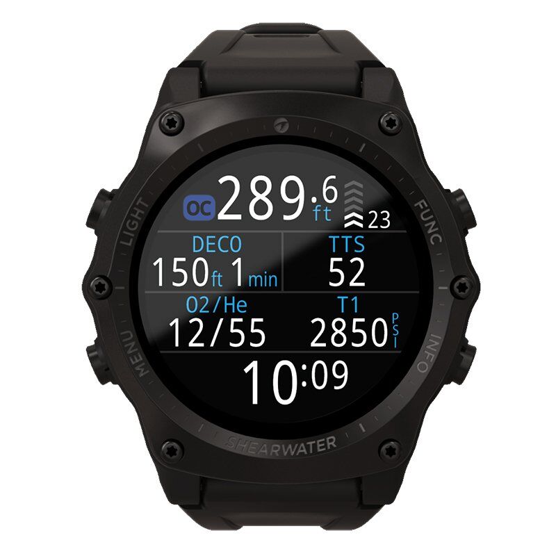 SHEARWATER Dalış Bilgisayarı Teric Black