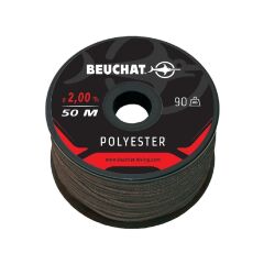 BEUCHAT Zıpkın Makara İpi Polyester 50m, 2mm, siyah
