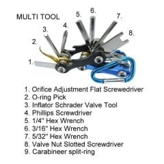 KRAKEN Tamir Aleti Multi-Tool Çoklu Anahtar Takımı, DT309
