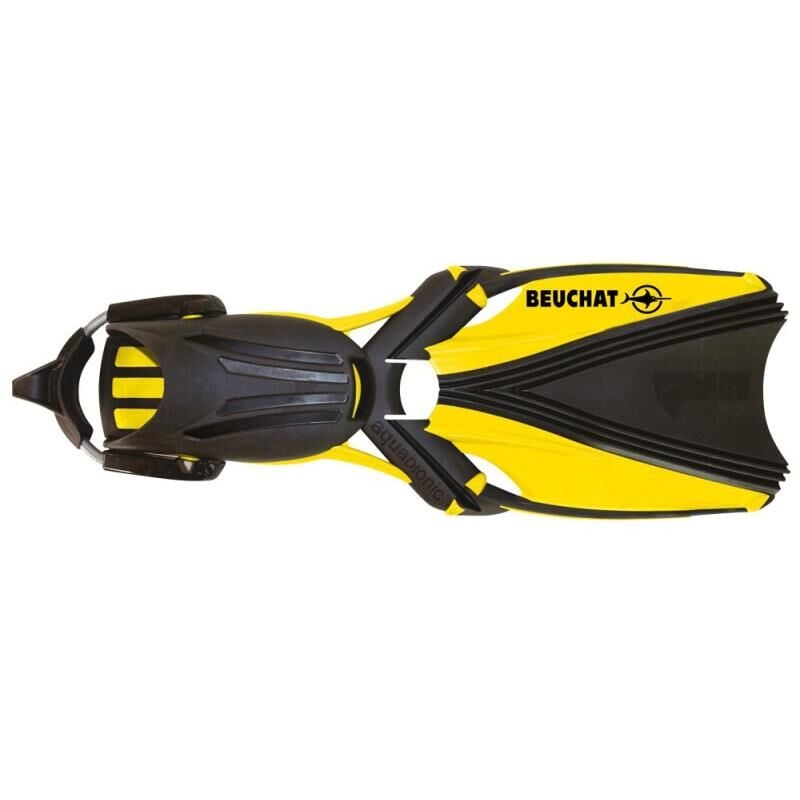 BEUCHAT Palet Açık AQUABIONIC EVO, Sarı, Çelik Yaylı Kayış İle