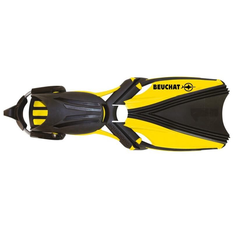 BEUCHAT Palet Açık AQUABIONIC EVO, Sarı, Çelik Yaylı Kayış İle
