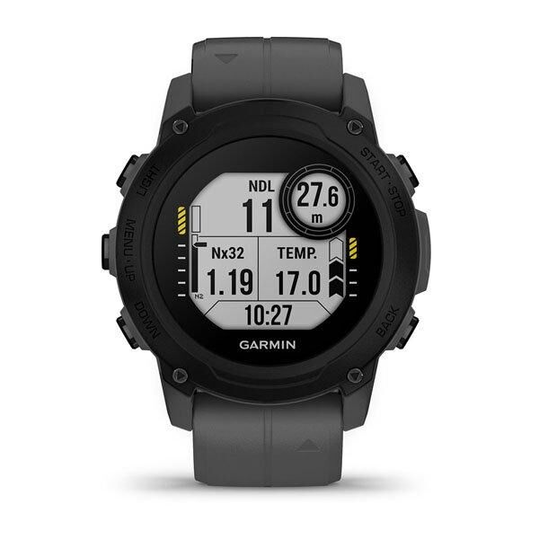 Garmin Descent G1 Dalış Bilgisayarı Siyah Gri