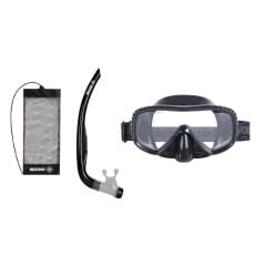 BEUCHAT SET MS OCEO Maske Şnorkel (Tahliyeli) Siyah