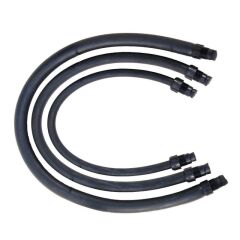 BEUCHAT Zıpkın Lastik 13 mm Kaplinli Çevirme Pasolu, Tek, Siyah