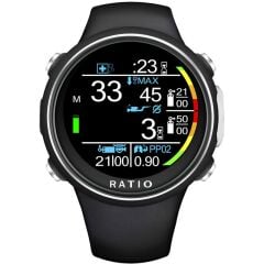 RATIO Dalış Bilgisayarı IDive Color Easy, Siyah