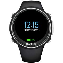 RATIO Dalış Bilgisayarı IDive Color Easy, Siyah