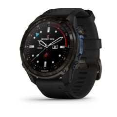 Descent Mk3i – 51 mm - Karbon Gri DLC Titanyum, Siyah Silikon Kayışlı