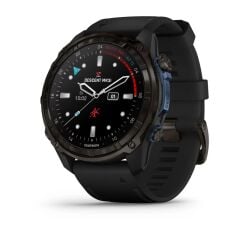 Descent Mk3i – 51 mm - Karbon Gri DLC Titanyum, Siyah Silikon Kayışlı