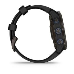 Descent Mk3i – 51 mm - Karbon Gri DLC Titanyum, Siyah Silikon Kayışlı