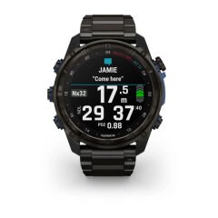 Descent Mk3i – 51 mm - Karbon Gri DLC Titanyum, DLC Titanyum Kayışlı