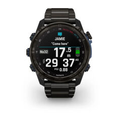 Descent Mk3i – 51 mm - Karbon Gri DLC Titanyum, DLC Titanyum Kayışlı