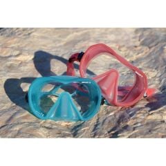 BEUCHAT Maske MAXLUX S Şeffaf Kırmızı