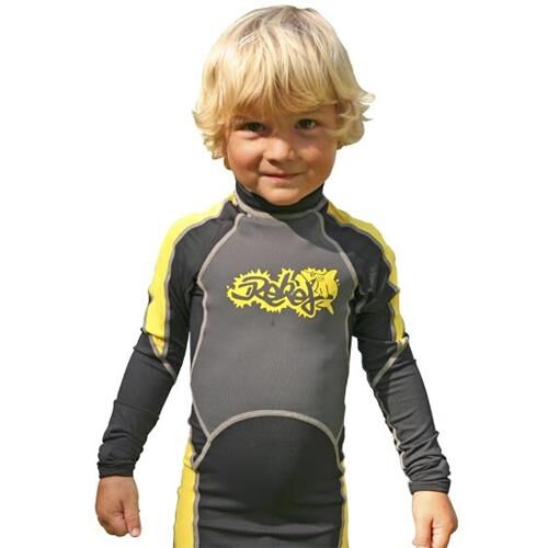 SUBGEAR Rash Guard SUN&FUN, Likra Çocuk UV Korumalı Uzun Deniz Elbisesi 86CM/3 yaş/3XS