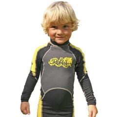 SUBGEAR Rash Guard SUN&FUN, Likra Çocuk UV Korumalı Uzun Deniz Elbisesi 86CM/3 yaş/3XS