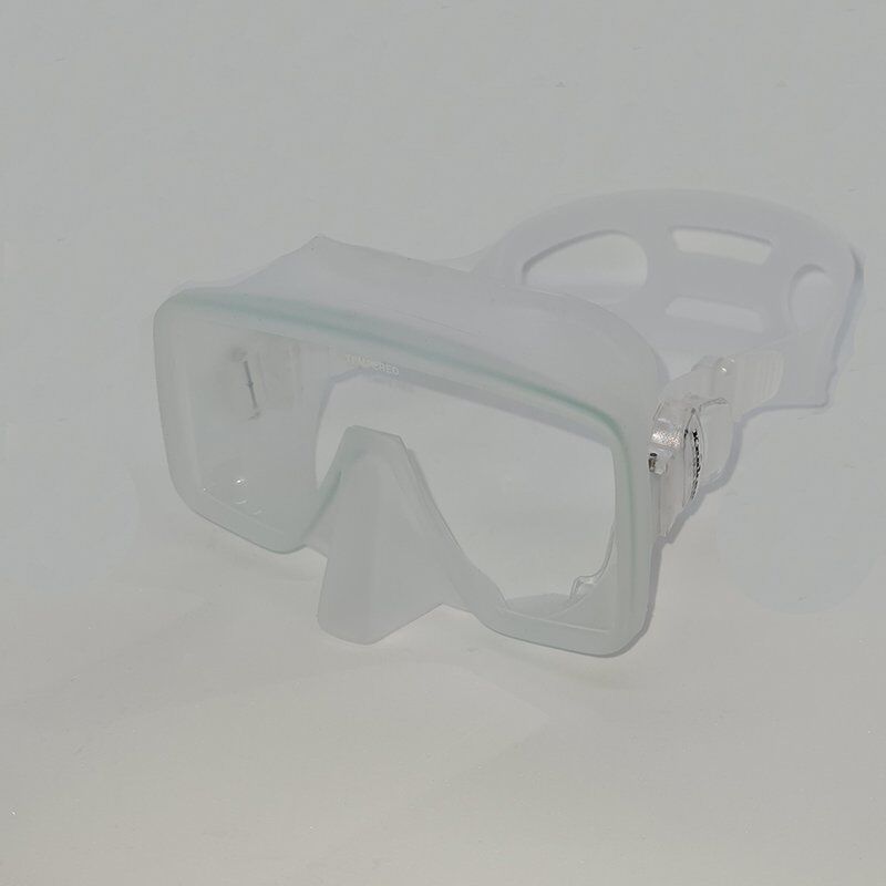 KRAKEN Maske M22 Çerçevesiz Şeffaf Silikon, Tek camlı