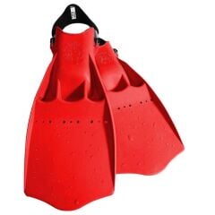 DIVE SYSTEM Palet Açık, TECHFIN Kauçuk Teknik Dalış Paleti Kırmızı