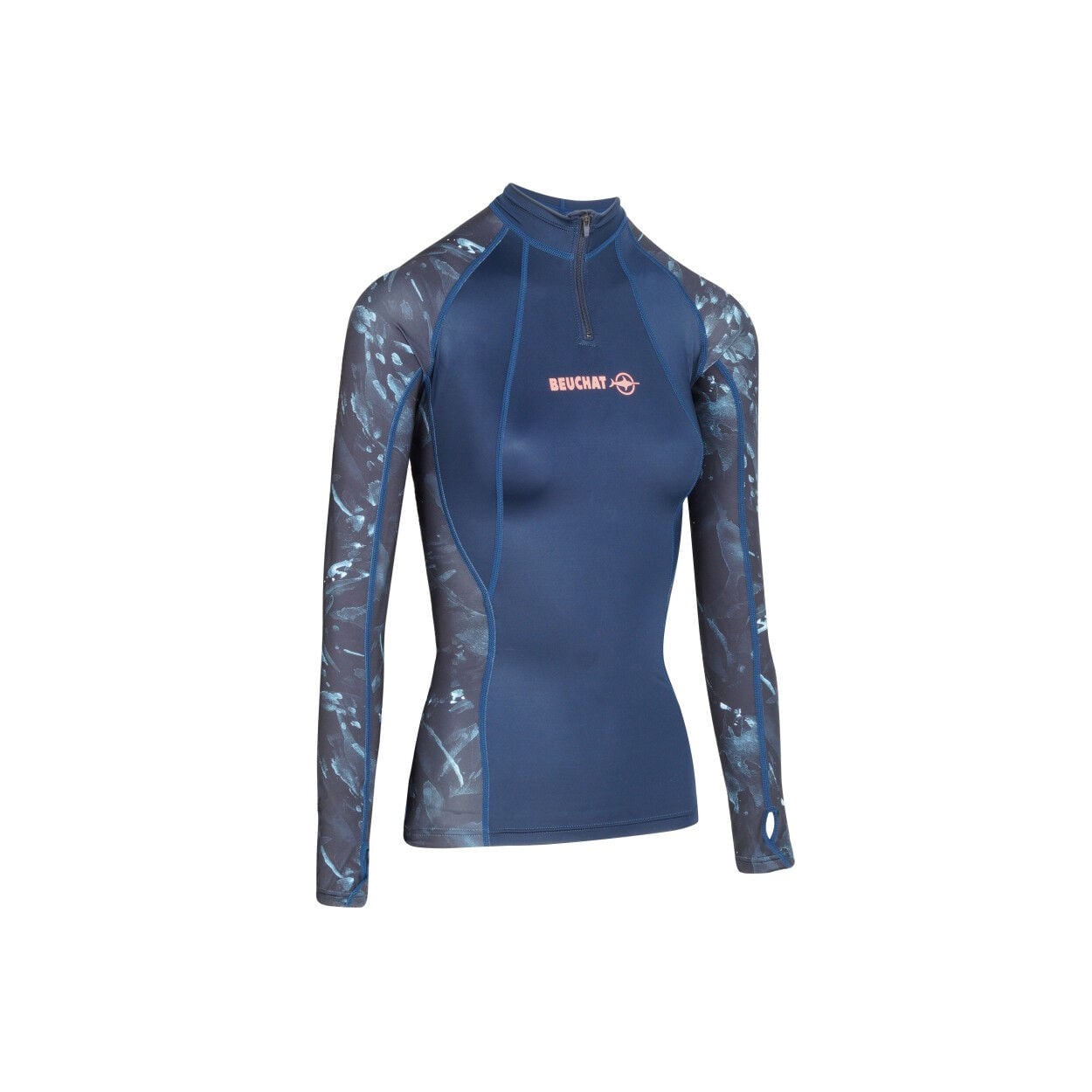 BEUCHAT Rash Guard ATOLL SEAWEED, Kadın, Uzun Kollu