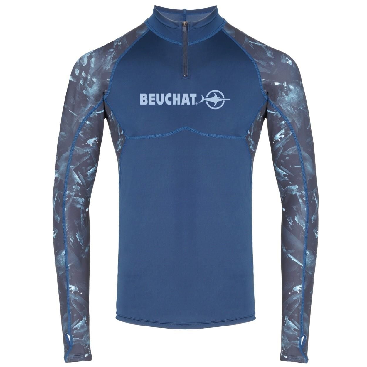BEUCHAT Rash Guard ATOLL SEAWEED, Uzun Kollu, Erkek