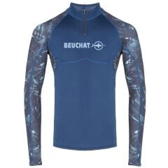 BEUCHAT Rash Guard ATOLL SEAWEED, Uzun Kollu, Erkek