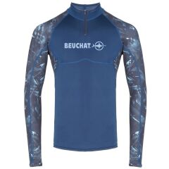 BEUCHAT Rash Guard ATOLL SEAWEED, Uzun Kollu, Erkek