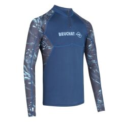 BEUCHAT Rash Guard ATOLL SEAWEED, Uzun Kollu, Erkek