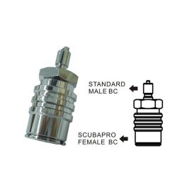 KRAKEN BC Adaptör AD14, Erkek Standart BC Dişi Scubapro BC