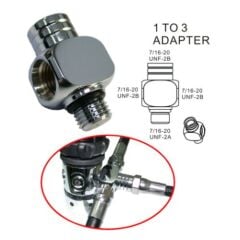 KRAKEN Regülatör Adaptör AD29 1.kd HP yüksek basınç çoklayıcı 7/16