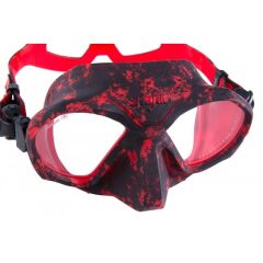 BEUCHAT Maske SHARK CAMO Kamuflaj Kırmızı