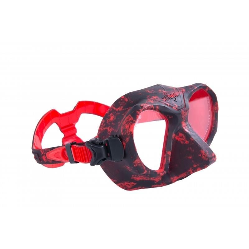 BEUCHAT Maske SHARK CAMO Kamuflaj Kırmızı