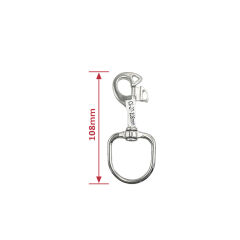 KRAKEN Tutucu Karabina Bolt Snap Swivel 108 mm. Paslanmaz