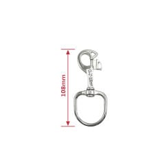 KRAKEN Tutucu Karabina Bolt Snap Swivel 108 mm. Paslanmaz