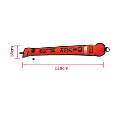 KRAKEN Şamandıra Deko, SMB, Turuncu, ağızla şişirme, 120cm