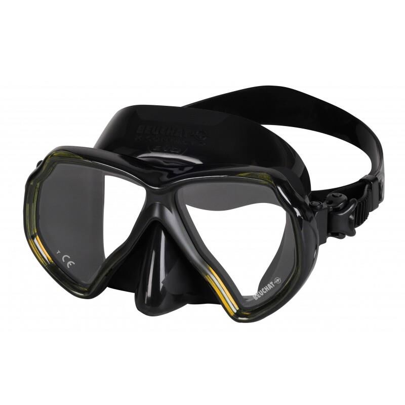 BEUCHAT Maske X-CONTACT-2 EVO Siyah Sarı