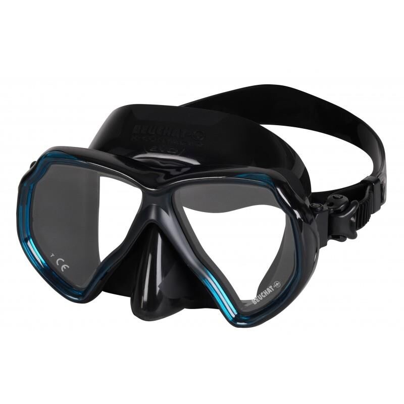 BEUCHAT Maske X-CONTACT-2 EVO Siyah Mavi Atoll