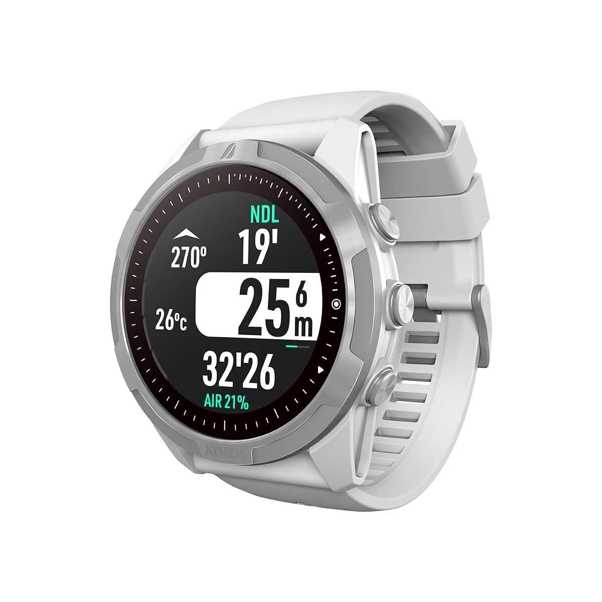 ATMOS Dalış Bilgisayarı Mision2 Beyaz Silver