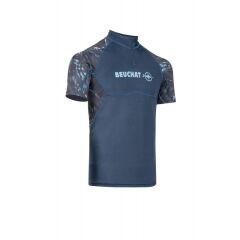 BEUCHAT Rash Guard ATOLL SEAWEED, Kısa kollu, Erkek