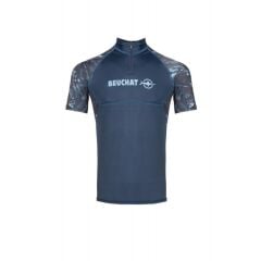 BEUCHAT Rash Guard ATOLL SEAWEED, Kısa kollu, Erkek