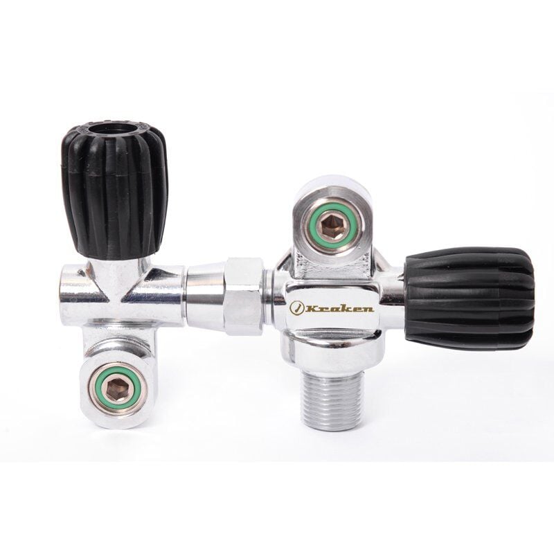 KRAKEN Tüp Vanası İki Çıkış Sağ 25x2 M26 232bar