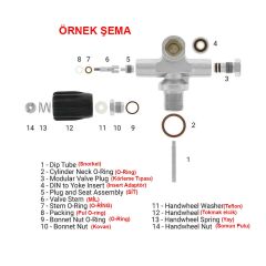KRAKEN Tüp Vana Siti Seat (Sık Diş)
