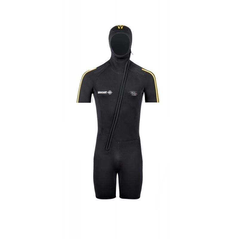 BEUCHAT Shorty 1DIVE Başlıklı Kısa Kollu 5 mm