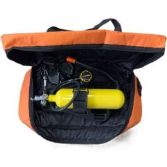 SET TEKNE SCUBA 2 L Pony Air, Çantalı, Regülatörlü, Maske Şnorkelli